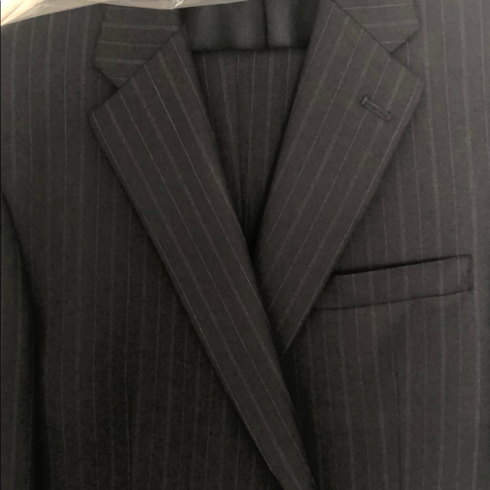 AUSTIN REED pinstripe navy suit - Picture 3 of 8